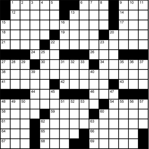 Halftime Crossword Solution