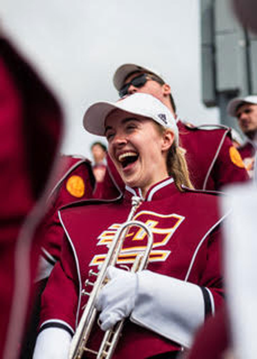 First AllFemale Drum Major Duo at Central Michigan University Halftime Magazine